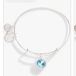Alex and Ani March birthstone bracelet